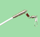 Amaya Vimpelstang med skridsikkert håndtag.
Vimpelstang til gymnastikvimpler til rytmisk gymnastik. 
Længde 60 cm. 
Hvid stang med sort håndtag, lavet af skridsikkert materiale, som giver gymnasten et godt greb.