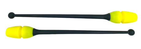 Tofarvet gymnastikkølle fra Pastorelli med en krop (den orange del) af gummi, hvilket gør, at køllen kan stødes mod gulvet og springe tilbage. 
Køllerne kan også sættes sammen i forlængelse af hinanden.

En farverig kølle til træning, opvisning, show