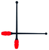 Tofarvet gymnastikkølle fra Pastorelli med en krop af gummi, hvilket gør, at køllen kan stødes mod gulvet og springe tilbage. 
Køllerne kan også sættes sammen i forlængelse af hinanden.

En farverig kølle til træning, opvisning, show og konkurrence.
