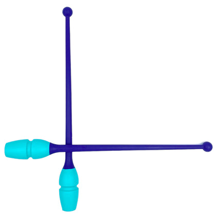 MASHA-bounce Pastorelli gymnastikkølle, 45.2 cm, Lilla-Turkis
