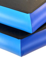 Hoppeburger ø150 cm og hoppeburger ø200 cm. 
700 g/m2. PVC dug.

Den bedste trampolin til de helt små.

Med denne burger kan der hurtig leges øvelser ind til motorik, balance og hoppetræning

Det er så sjovt for børnene når der læres med leg.