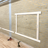 Plademonteret spejl B200xH160 cm