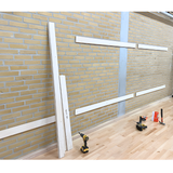 Plademonteret spejl B200xH160 cm