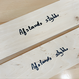 Plademonteret spejl B200xH160 cm