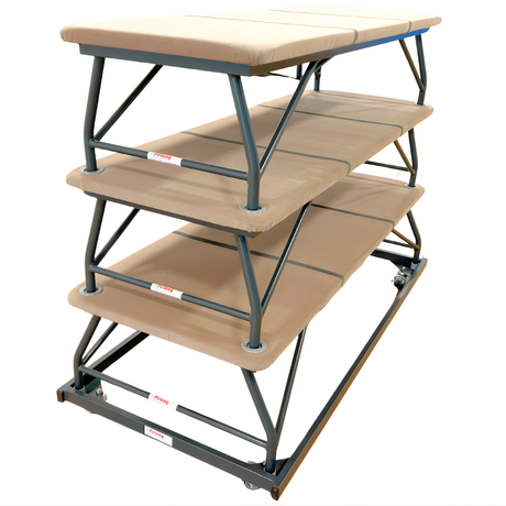 Stålplint med transportvogn