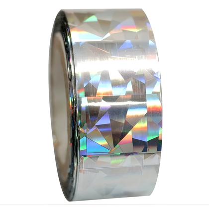 Tape Crackle Metallic Silver