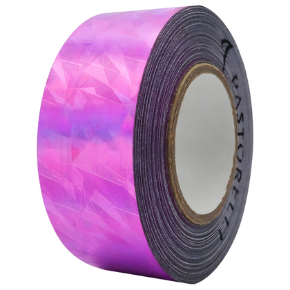 Tape Crackle Metallic Lyserød