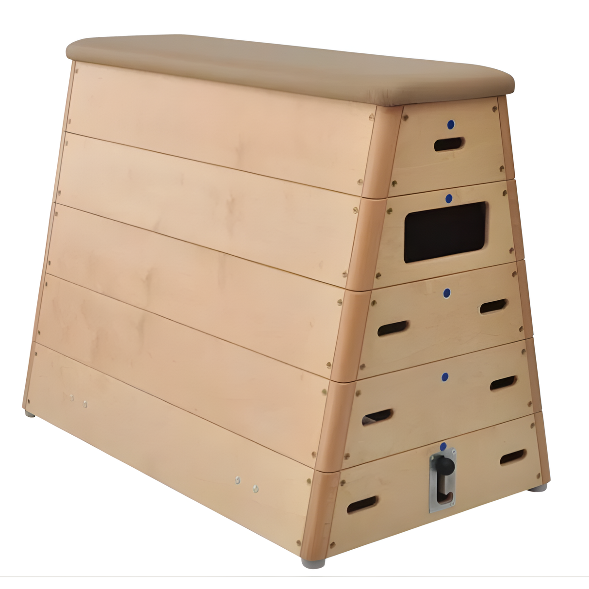 Træplint med 5 kasser