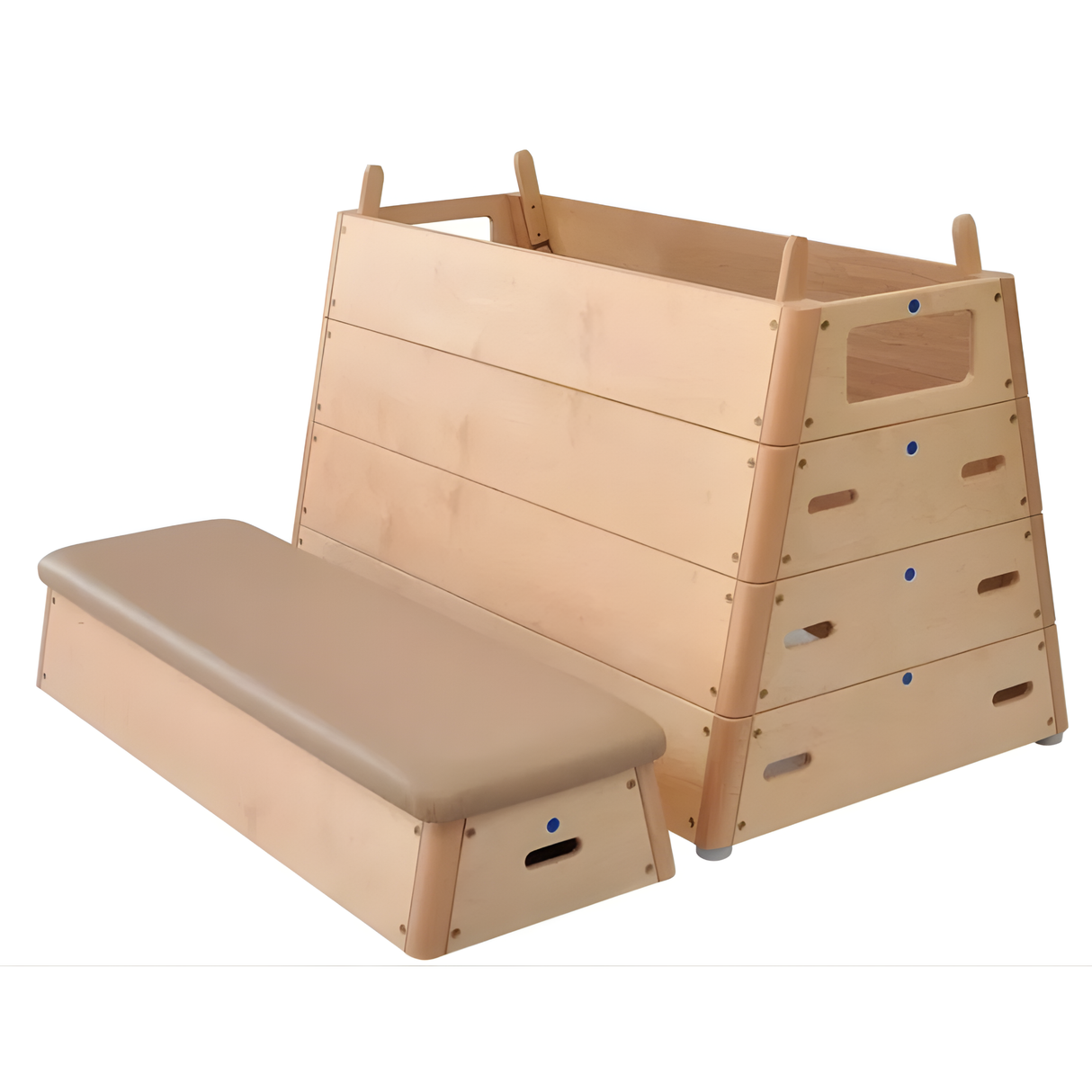 Træplint med 5 kasser