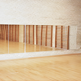 Væghængt spejlskab med sidespejle L400 cm