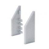 Endestykker til aluskinne.