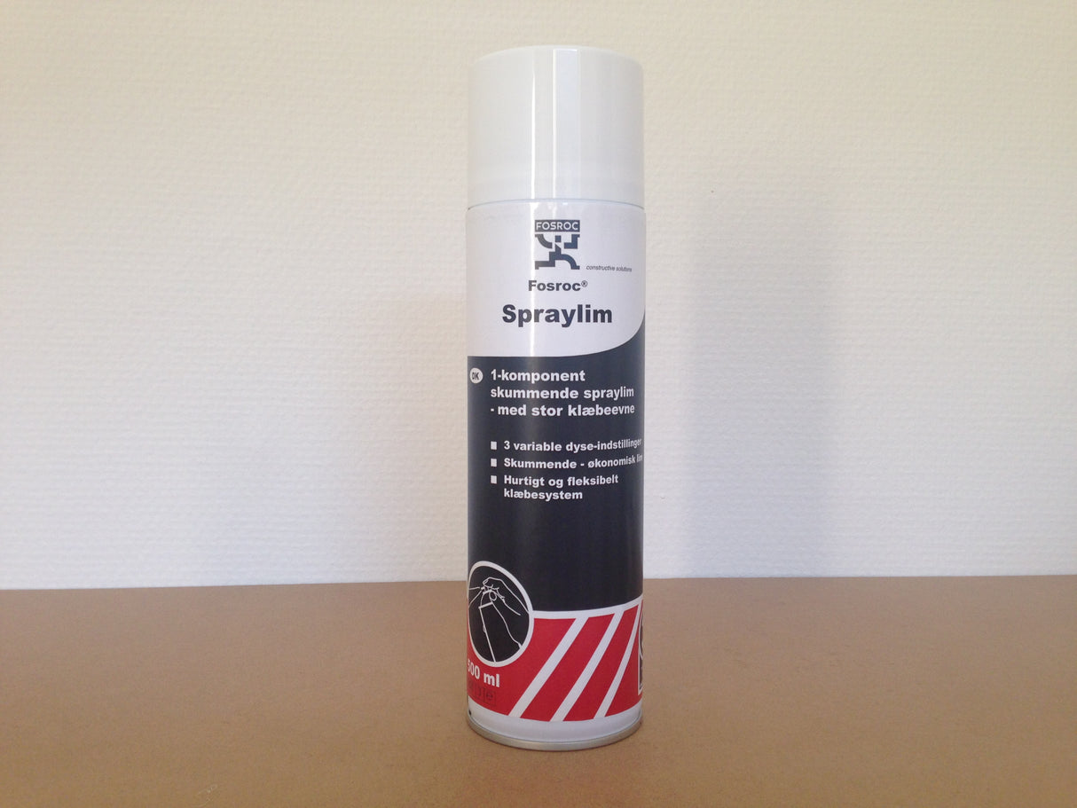Kontaktlim på spray 500 ml.